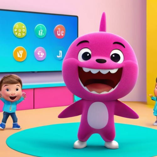 Home 23 핑크퐁 관련 상품 - **Image Prompt 1: Joyful Learning with Diverse Pinkfong Characters**
A vibrant and cheerful illu...