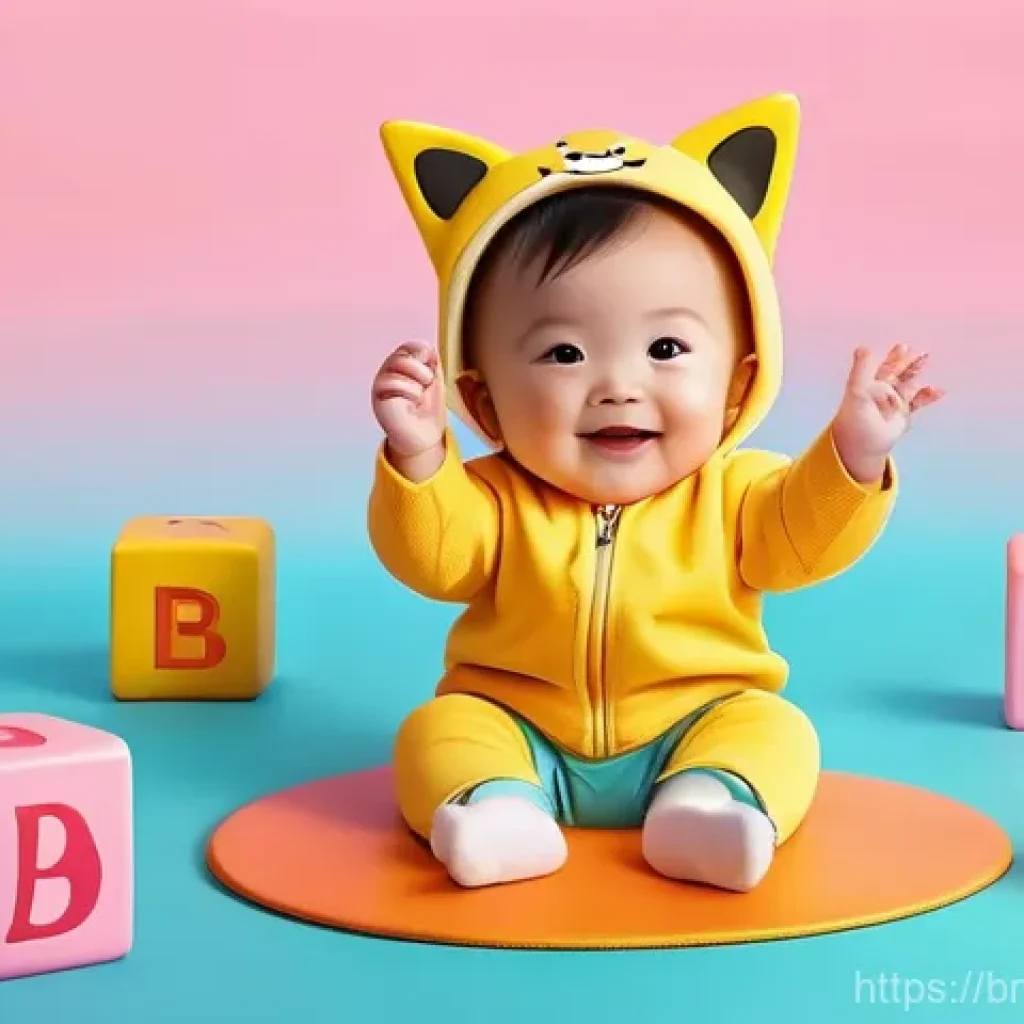 핑크퐁 애니메이션 리뷰 - **Prompt 1: Pinkfong's Vibrant Learning Adventure**
"A cheerful toddler, wearing a cute yellow o...